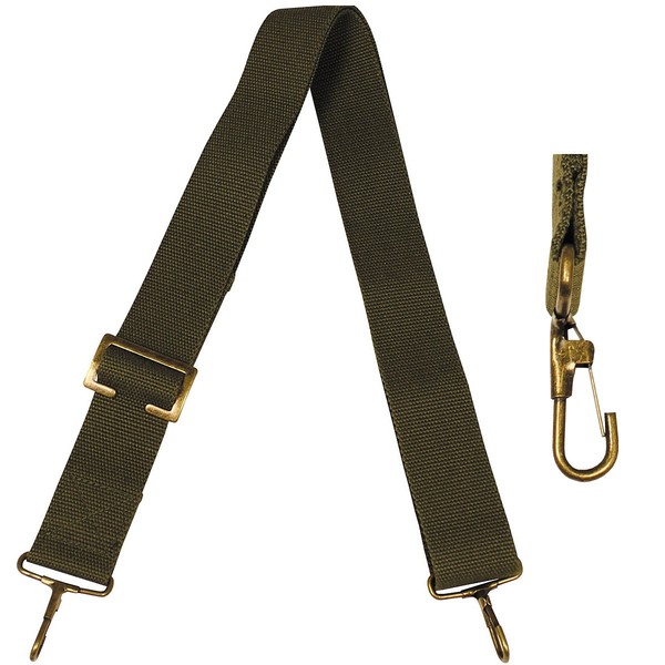 Mfh Schulterriemen FüR Taschen Oliv 38 Mm, Karabiner Trageriemen Schultergurt-image