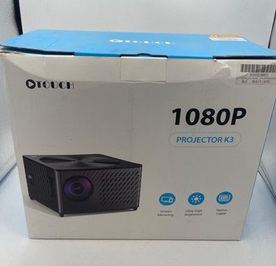 TOUCH 1080P PROJECTOR K3 Screen Mirroring ULTRA -high Brightness Native 1080P