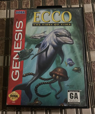 Ecco: The Tides of Time (Sega Genesis, 1994) complete with manual