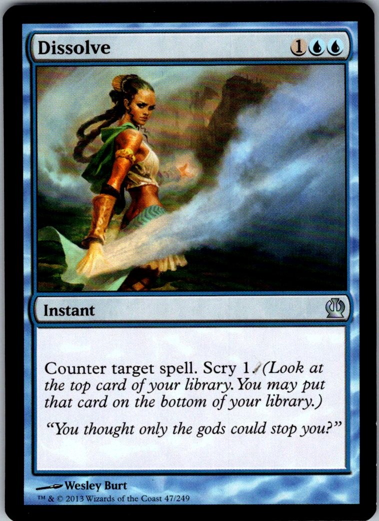 Dissolve 47 Uncommon Theros Magic: The Gathering Near Mint