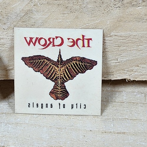 The Crow : City Of Angels Movie Promo Vintage Button Pin 1.5" & Temp Tattoo 1996 - Picture 4 of 6