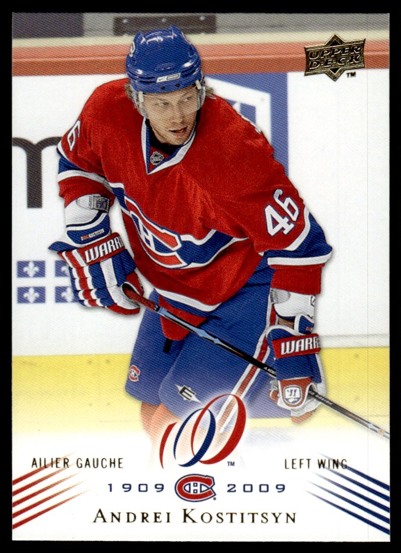 2008-09 Upper Deck Montreal Canadiens Centennial Andrei Kostitsyn #172