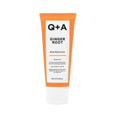 Q+A - Ginger Root Daily Moisturiser, 75ml - schützende Gesichtscreme mit Ingwer