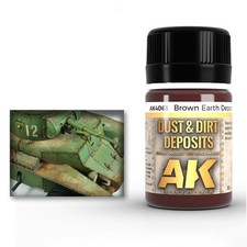 AK Interactive Enamel Effect for Scale Models - AK 4063 Brown Earth Deposit