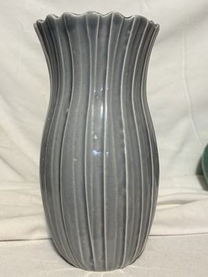Barbara Eigan Artisan Studio Art Pottery Vase Hand Crafted Signed 9 Inches Tall