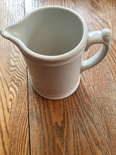 HOMER LAUGHLIN STONEWARE PITCHER 6.5 INCHES