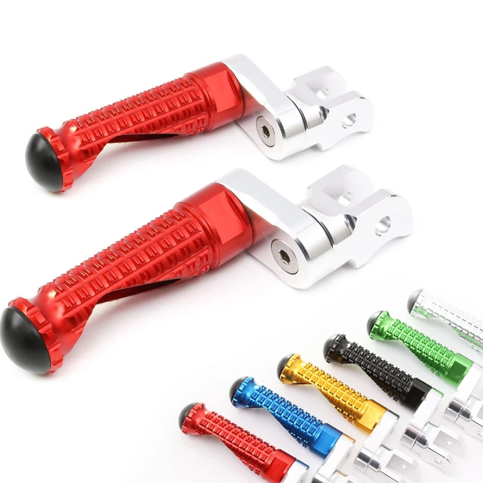 MPRO 1 inch Riser Red Front Foot Pegs For Ducati GT 1000 /Touring All Year - Image 3 of 4