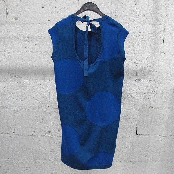 Marc Jacobs Women's Blue Dot Pattern Dress S