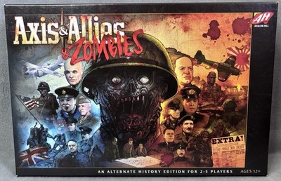 Axis & Allies & Zombies Board Game - Avalon Hill Alternate History Edition NIB
