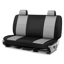 For Honda Civic 93-95 Seat Cover Premium Leatherette 2nd Row Black Light Gray