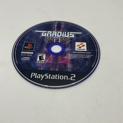 Gradius III and IV [3 and 4] (Sony PlayStation 2, PS2, 2000) Disc Only Tested