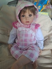 Beautiful Vinyl Crying OOAK Reborn Doll 21 Inch. Needs New Home....