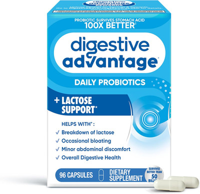Lactose Defense Capsules (96 Count in a Box), Helps Breaks down Lactose and Defe