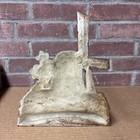 Cast Iron Windmill Doorstop 12” Vintage Original Paint — photo 4