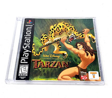 Disney's Tarzan - Sony PlayStation 1 PS1 No Rear Art Refinished Tested