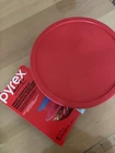 Pyrex 4 Qt Glass + 2.5 Qt Glass mixing bowl Large/Med Storage Bowl Genuine Pyrex