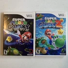 Lot Of 2: Super Mario Galaxy 1 And 2 (Nintendo Wii) CIB Complete Tested Working