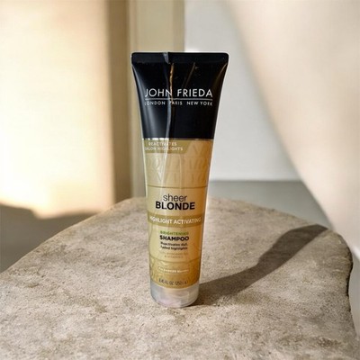 John Frieda Sheer Blonde Highlight Activating Shampoo and Thicken Cond 8.45 oz