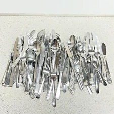 100 Stainless Steel Silverware Lot #4