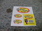 Decals / Stickers Honest Charley Speed Shop 3 3/4" x 3 1/2" sheet D2