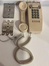Cortelco 255444-VBA-27MD Wall Mount Phone Message Waiting Tan # 6931