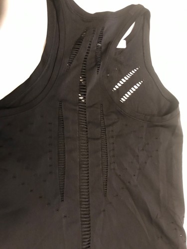 Victoria Secret Sport Seamless cut out Tank Top X/L *NWT* BLACK - Picture 5 of 5