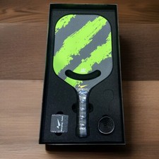 Warping Point Green Carbon Fiber Pickleball Paddle Aero Throat 20mm New