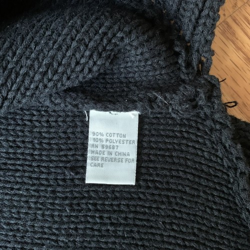 Curio New York Medium Sweater Women’s Black Cable knit LS - Bild 6 von 8