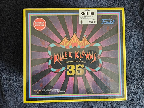 Funko Gamestop Exclusive Killer Klowns from Outer Space Black Light Box, New - Picture 2 of 6