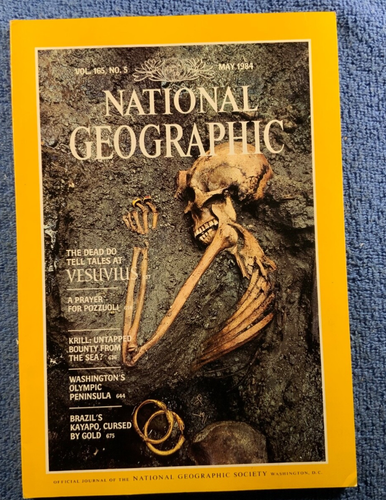 National Geographic Mai 1984. Geschichten am Vesuv.