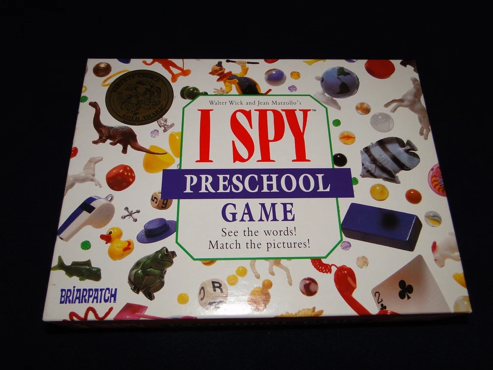 I Spy Preschool Game 100% COMPLETE Briarpatch 1997 Puzzle Matching Riddle  - Image 2 of 4