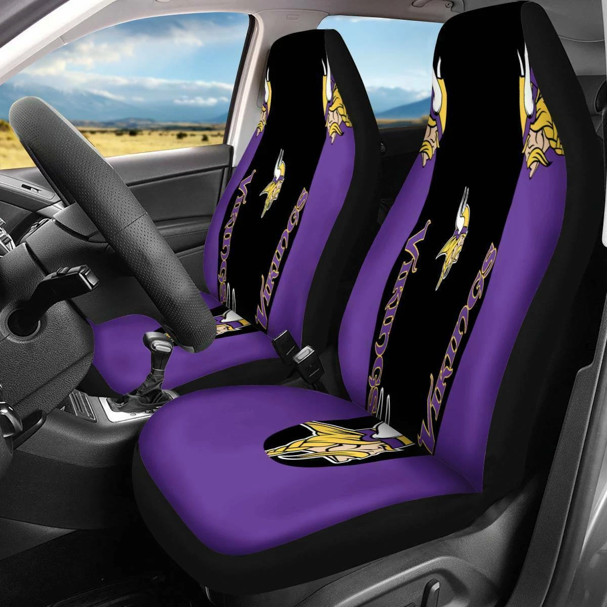 Minnesota vikings seat covers deals