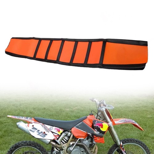 Gripper Soft Seat Cover Dirt Bike Motor Orange Fit For SX EXC 65 125 200 250 - Picture 11 of 14