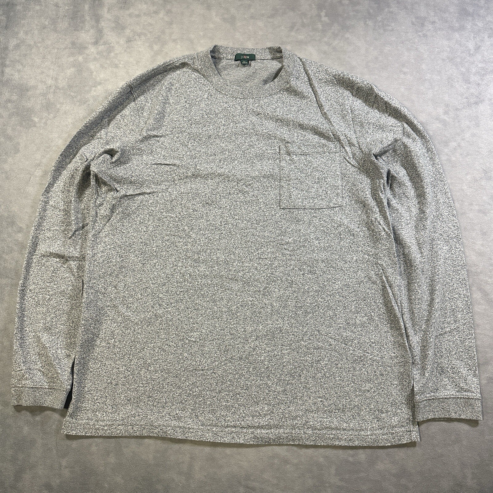 FILA Camicia vintage J Crew uomo XL grigio remi manica lunga tasca