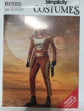 New Misses Space Mercenary Cosplay SZ 16- 24 Simplicity R11000 Sew Pattern 2021