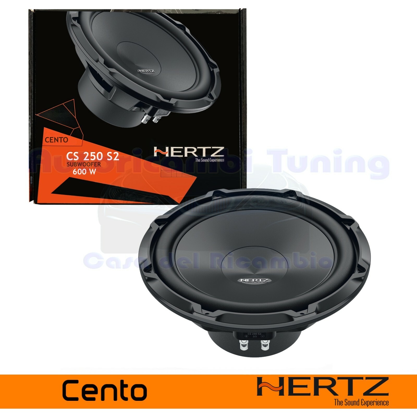 Hertz CS 250 S2 Subwoofer 25 CM 600W 2 Ohm Altoparlante Linea cento Garanzia Ita