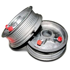 Tambores de cable para puerta de garaje hasta 8 puertas altas 400-8, piezas para puerta de garaje, polea para puerta