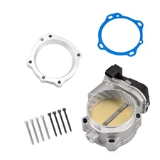 90mm Spirial Throttle Body W/ Spacer  For Dodge Ram  5.7L 6.1L 6.4L  Hemi  2013+
