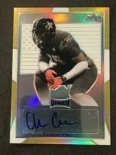 CHARLES CROSS Seahawks 2019 Leaf Army All-American GOLD Metal Flag AUTO # 1/2