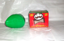 GREEN Pringles Holder BOXED & Brand New Pringle Crisps St Patricks Day