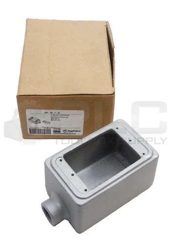 NEW APPLETON FD-1-50 CAST DEVICE BOX SINGLE GANG 1/2"