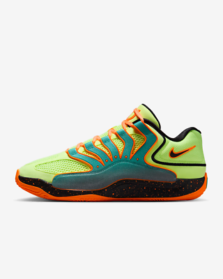 New Nike KD 18 EP Basketball Shoes - Clear Jade/ Liquid Lime