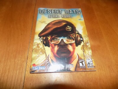 DESERT RATS VS AFRICA KORPS Encore Monte Cristo WWII Vintage PC GAME CD ...