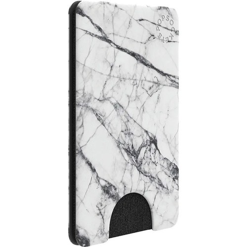 PopSockets PopWallets - White Marble - Afbeelding 1 van 4