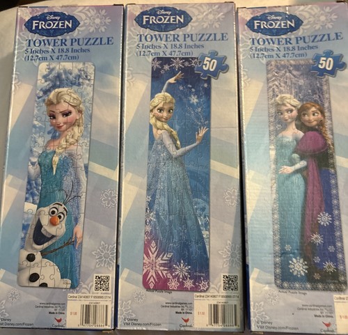 Disney Frozen Tower Puzzles 3 - 50 PC Puzzles