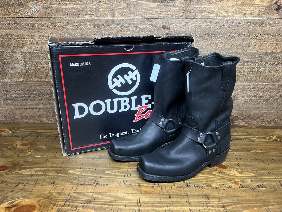 Double H Men's 11 Inch Barry 4008 Black Harness Boots Size 11.5 D