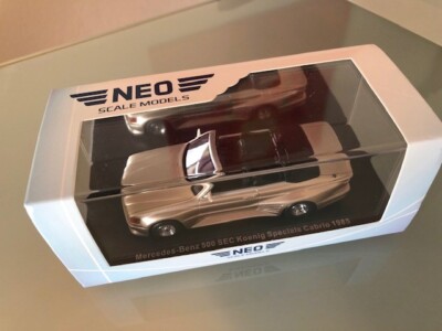 NEO Scale Models 1:43 Mercedes 500 SEC König Specials Cabrio 1985