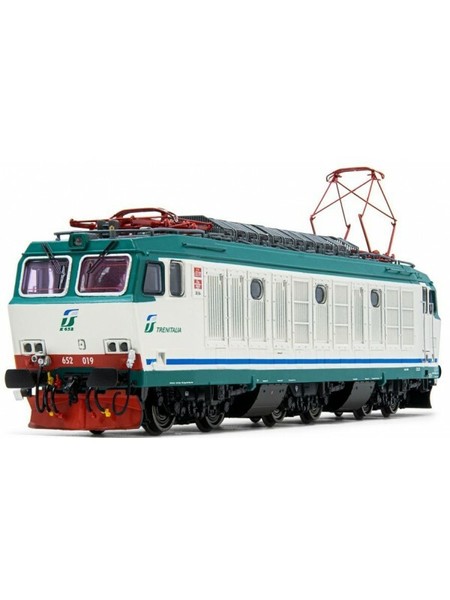 Rivarossi HR2713D E652 019 Sonderbemalung XMPR2, Logo Fs Trenitalia, Omr Udine-image