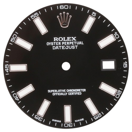 FACTORY Original Rolex quadrante nero per Datejust II 41MM 116300 1163 34  Acciaio Orologio | eBay
