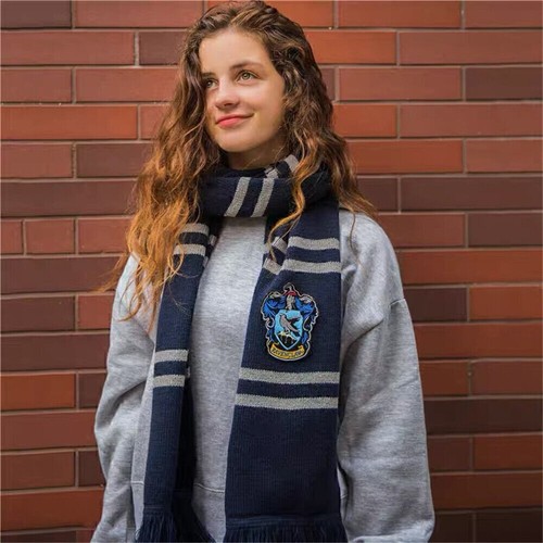 Unisex Warm Scarf Hufflepuff Harry-Potter Gryffindor Slytherin Raveclaw Scarves - Picture 5 of 16